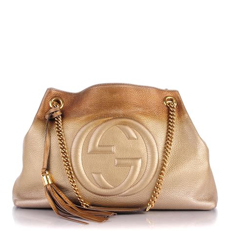 gold gucci bag